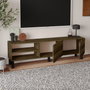 Hanah Home Soporte para TV River - Nogal Antiguo